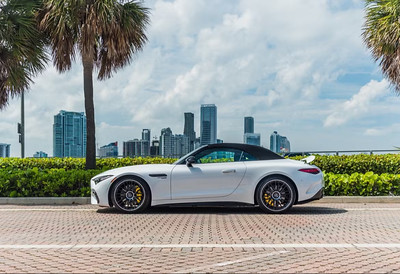 2022 Mercedes Benz AMG SL55 miami exotic toys (3)
