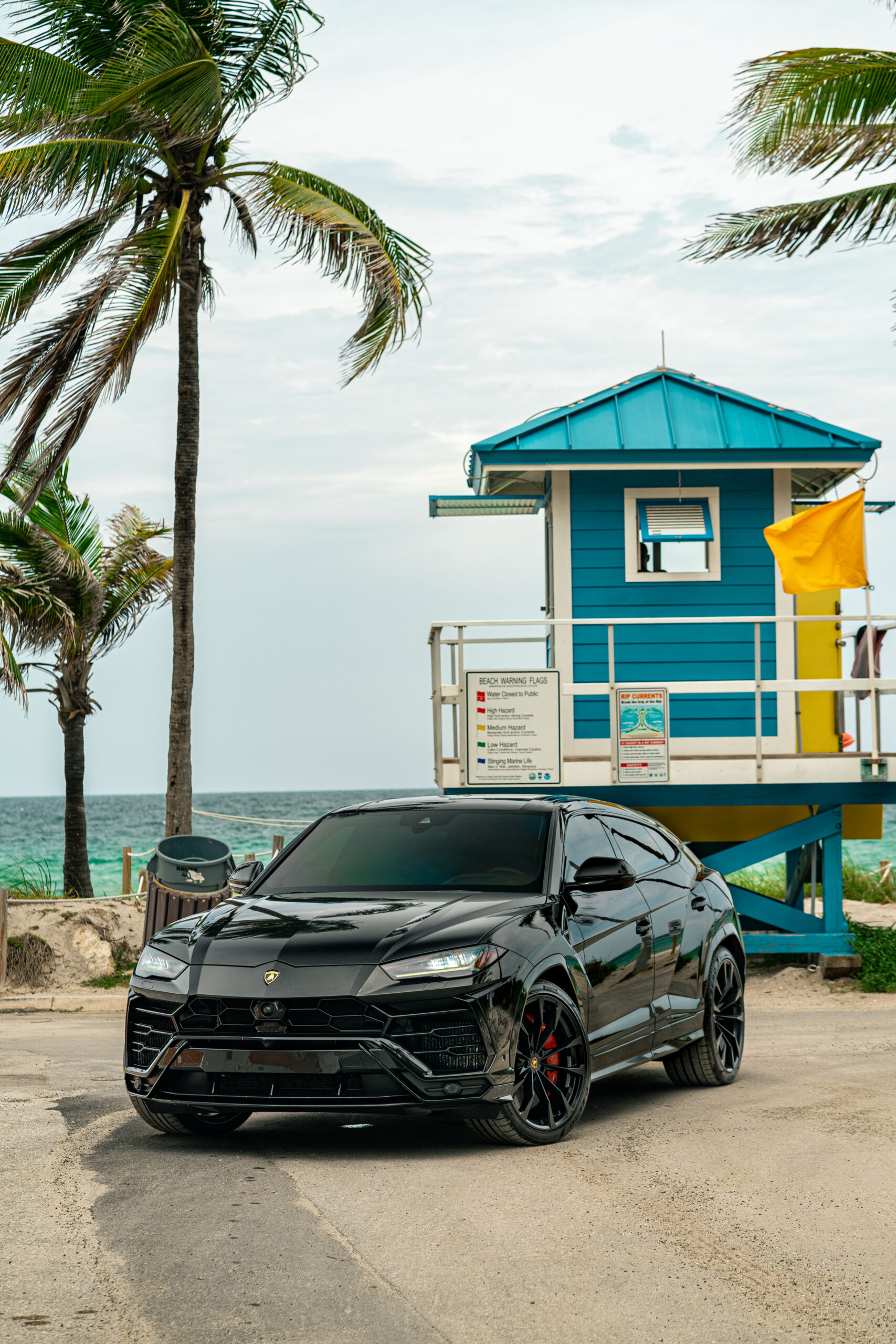 black urus-08 2023 Lamborghini Huracan Evo Black on Black with Yellow Accents MIAMI EXOTIC TOYS (6)