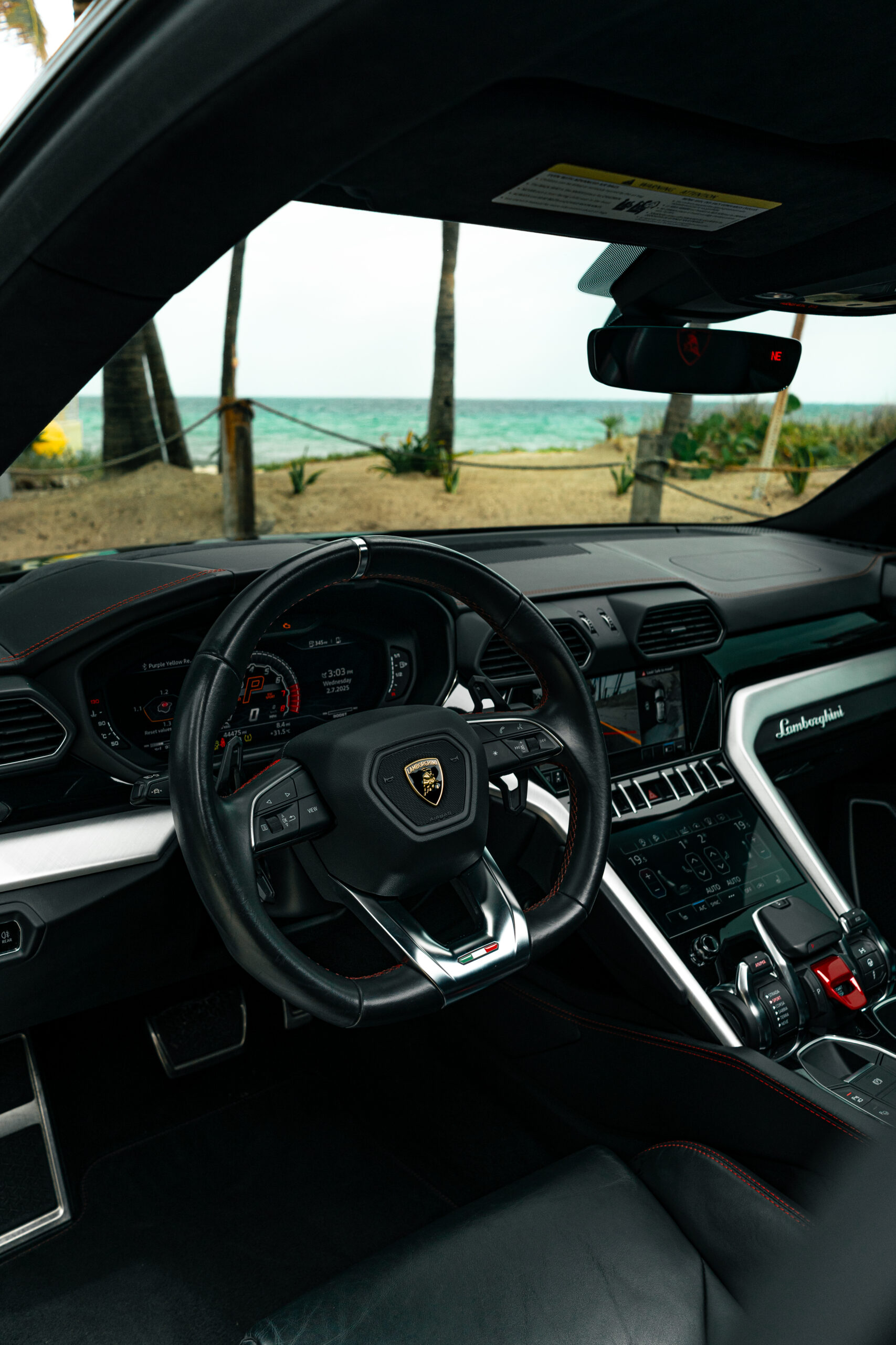 black urus-08 2023 Lamborghini Huracan Evo Black on Black with Yellow Accents MIAMI EXOTIC TOYS (9)